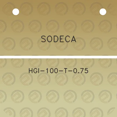 sodeca-hgi-100-t-075