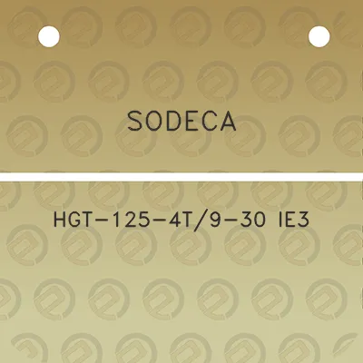 sodeca-hgt-125-4t9-30-ie3