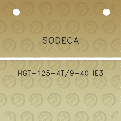 sodeca-hgt-125-4t9-40-ie3