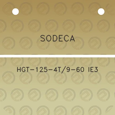 sodeca-hgt-125-4t9-60-ie3