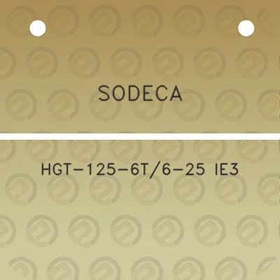 sodeca-hgt-125-6t6-25-ie3