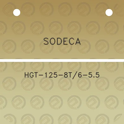 sodeca-hgt-125-8t6-55