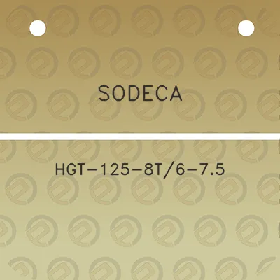 sodeca-hgt-125-8t6-75