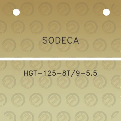 sodeca-hgt-125-8t9-55