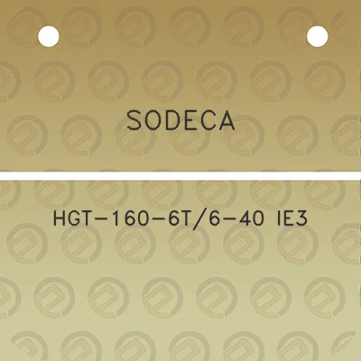 sodeca-hgt-160-6t6-40-ie3