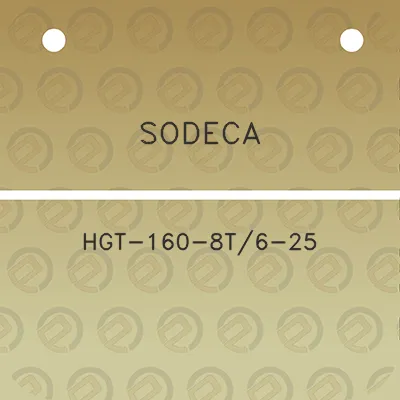 sodeca-hgt-160-8t6-25