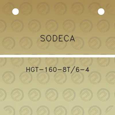 sodeca-hgt-160-8t6-4