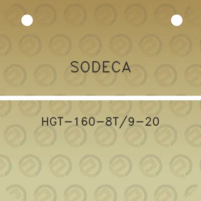 sodeca-hgt-160-8t9-20