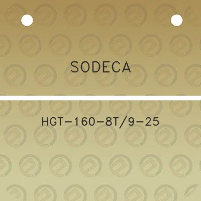 sodeca-hgt-160-8t9-25