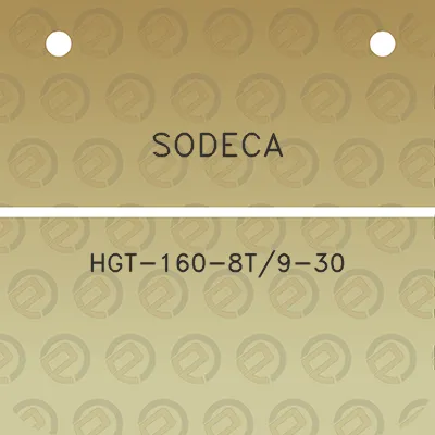 sodeca-hgt-160-8t9-30