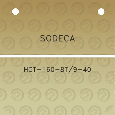 sodeca-hgt-160-8t9-40