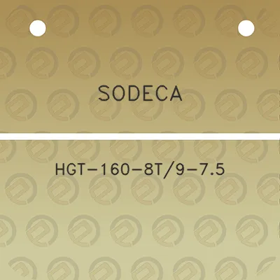 sodeca-hgt-160-8t9-75