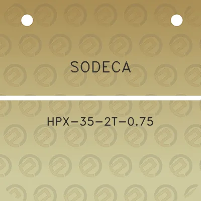 sodeca-hpx-35-2t-075