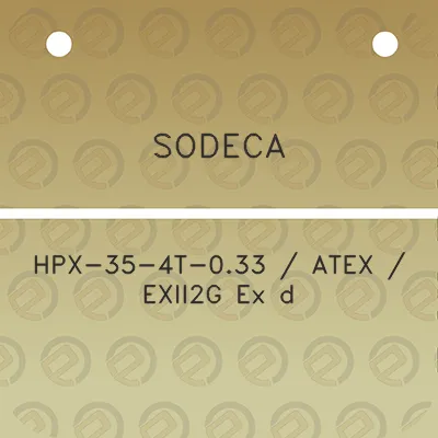 sodeca-hpx-35-4t-033-atex-exii2g-ex-d