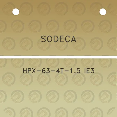 sodeca-hpx-63-4t-15-ie3