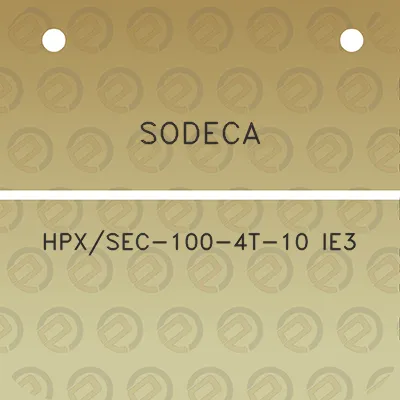 sodeca-hpxsec-100-4t-10-ie3