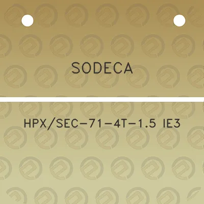 sodeca-hpxsec-71-4t-15-ie3