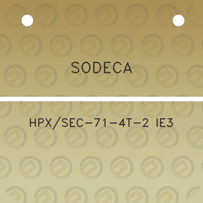 sodeca-hpxsec-71-4t-2-ie3