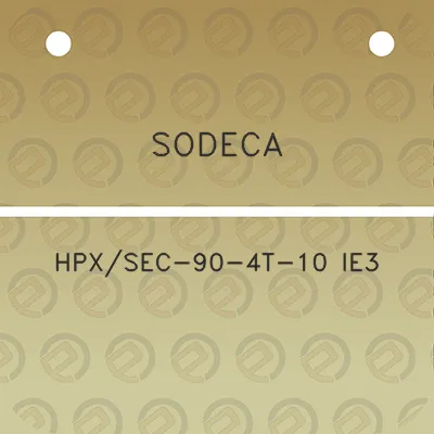 sodeca-hpxsec-90-4t-10-ie3