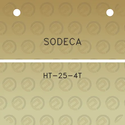 sodeca-ht-25-4t