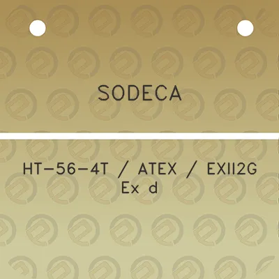 sodeca-ht-56-4t-atex-exii2g-ex-d