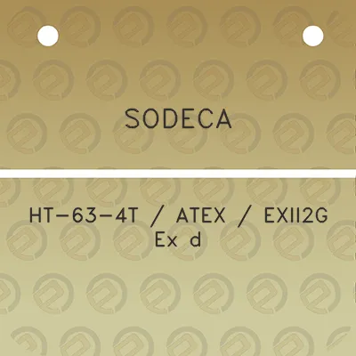 sodeca-ht-63-4t-atex-exii2g-ex-d