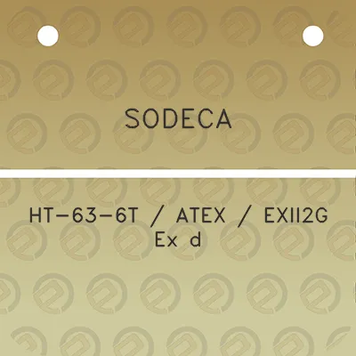 sodeca-ht-63-6t-atex-exii2g-ex-d