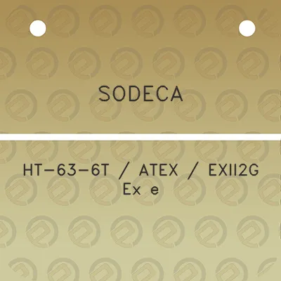 sodeca-ht-63-6t-atex-exii2g-ex-e