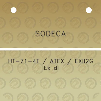 sodeca-ht-71-4t-atex-exii2g-ex-d