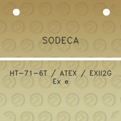 sodeca-ht-71-6t-atex-exii2g-ex-e