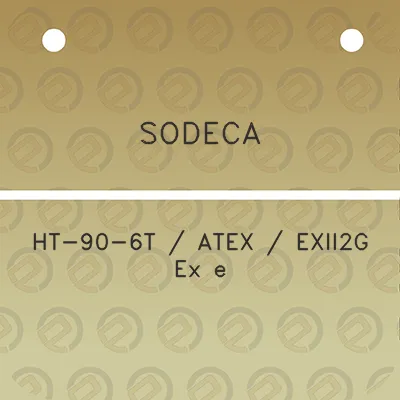 sodeca-ht-90-6t-atex-exii2g-ex-e