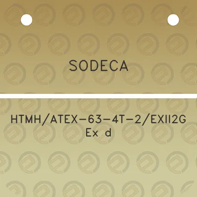 sodeca-htmhatex-63-4t-2exii2g-ex-d