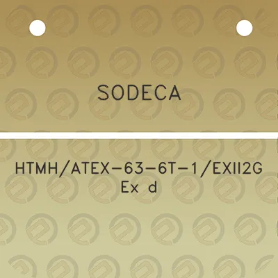 sodeca-htmhatex-63-6t-1exii2g-ex-d