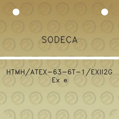 sodeca-htmhatex-63-6t-1exii2g-ex-e