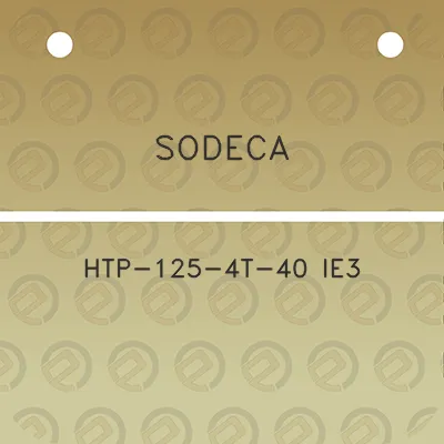 sodeca-htp-125-4t-40-ie3