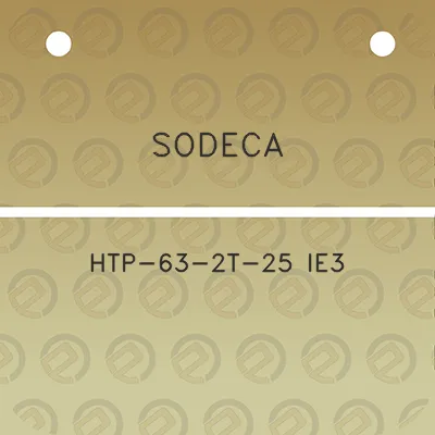 sodeca-htp-63-2t-25-ie3