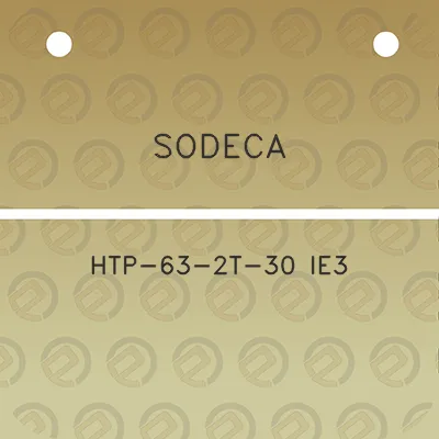 sodeca-htp-63-2t-30-ie3