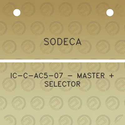 sodeca-ic-c-ac5-07-master-selector