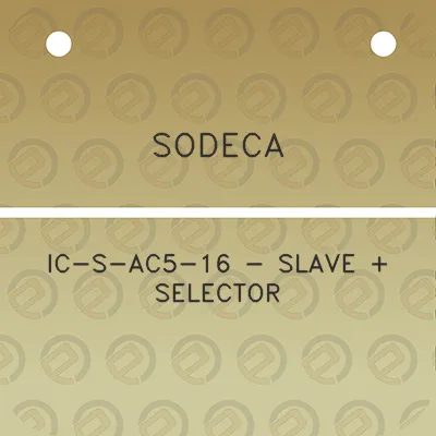 sodeca-ic-s-ac5-16-slave-selector