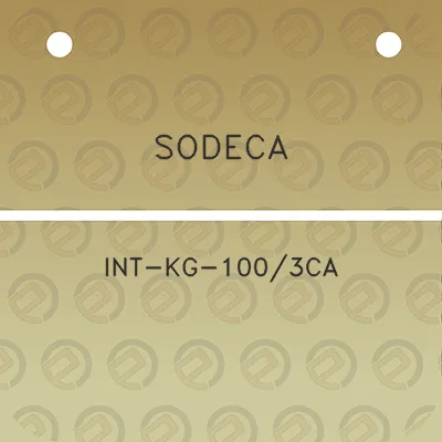 sodeca-int-kg-1003ca