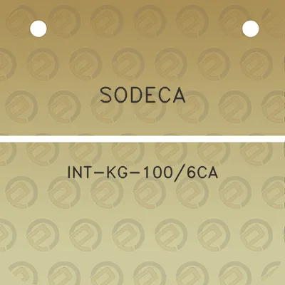 sodeca-int-kg-1006ca