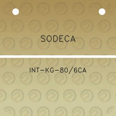 sodeca-int-kg-806ca