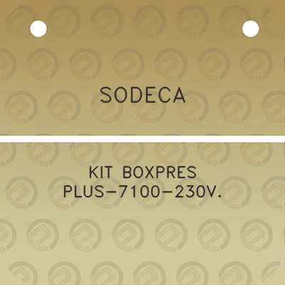 sodeca-kit-boxpres-plus-7100-230v