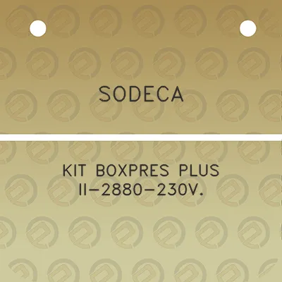 sodeca-kit-boxpres-plus-ii-2880-230v