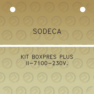 sodeca-kit-boxpres-plus-ii-7100-230v