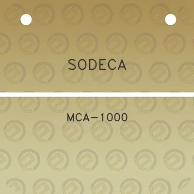 sodeca-mca-1000