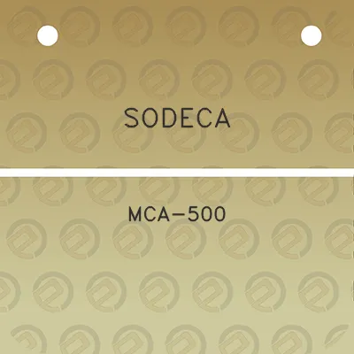 sodeca-mca-500