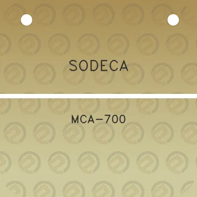 sodeca-mca-700