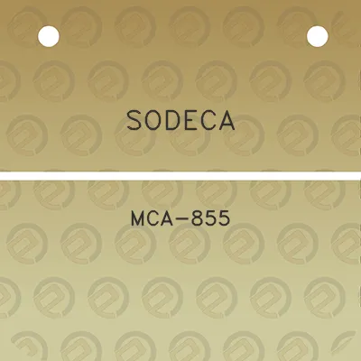 sodeca-mca-855