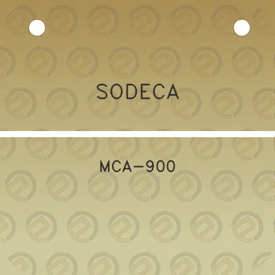 sodeca-mca-900